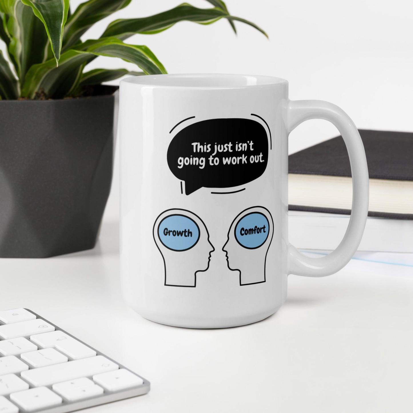 Growth vs Comfort Mug - Inspire Cups
