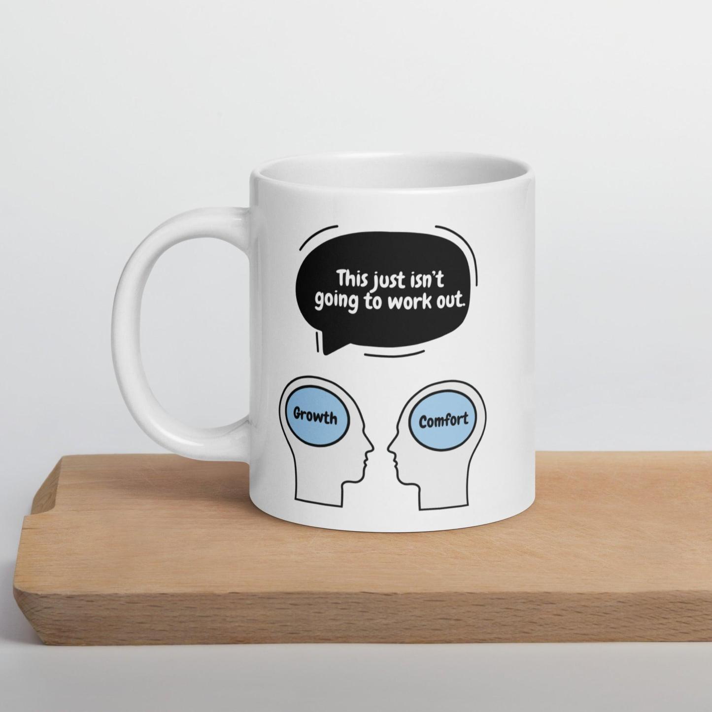 Growth vs Comfort Mug - Inspire Cups