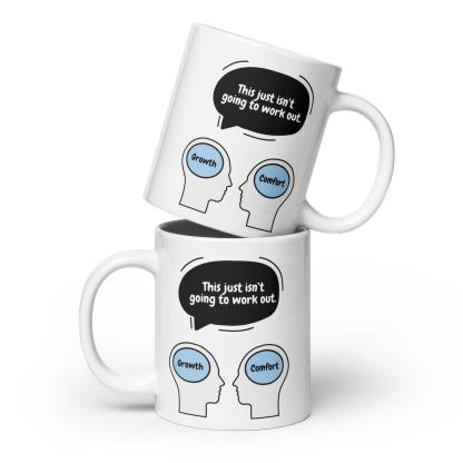 Growth vs Comfort Mug - Inspire Cups