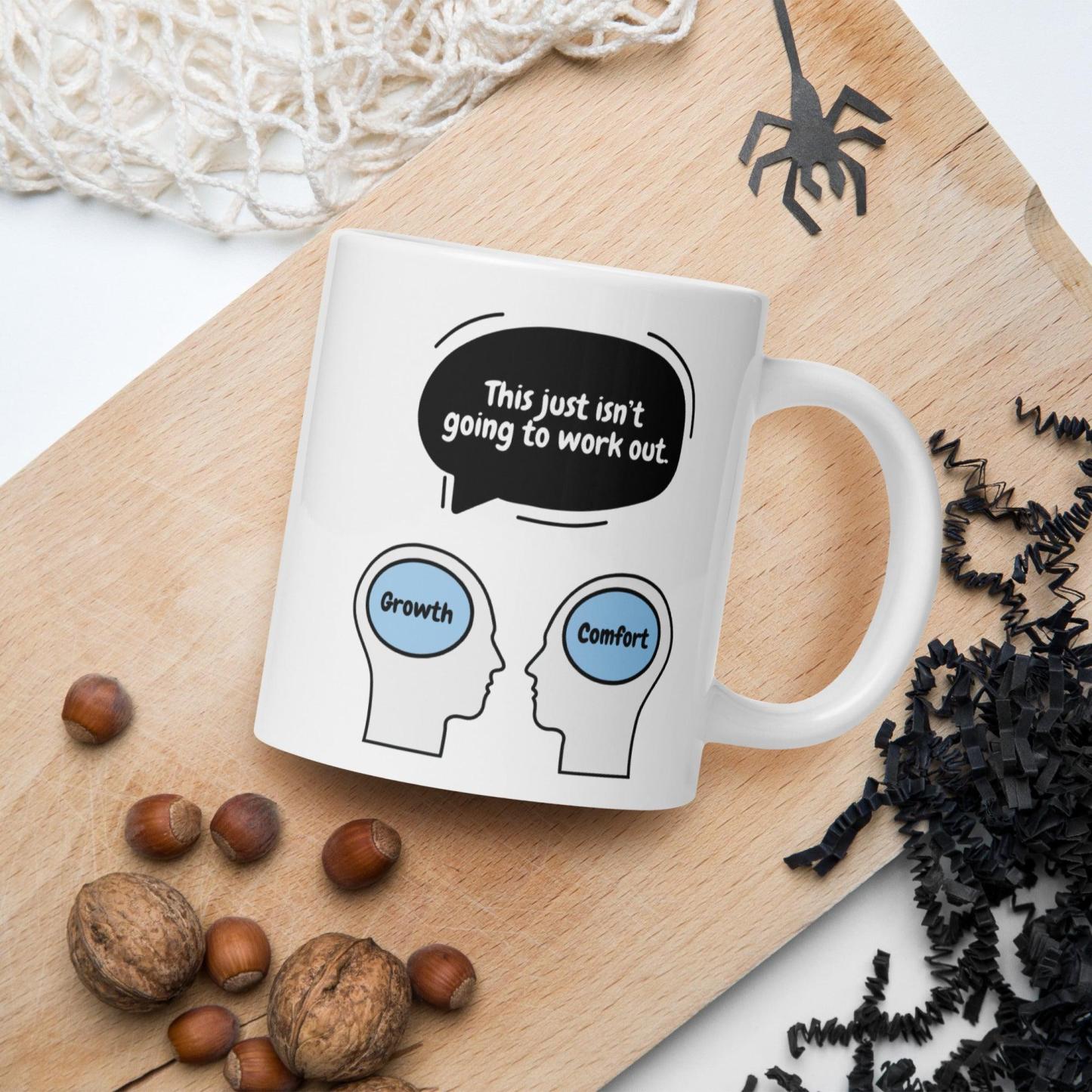 Growth vs Comfort Mug - Inspire Cups