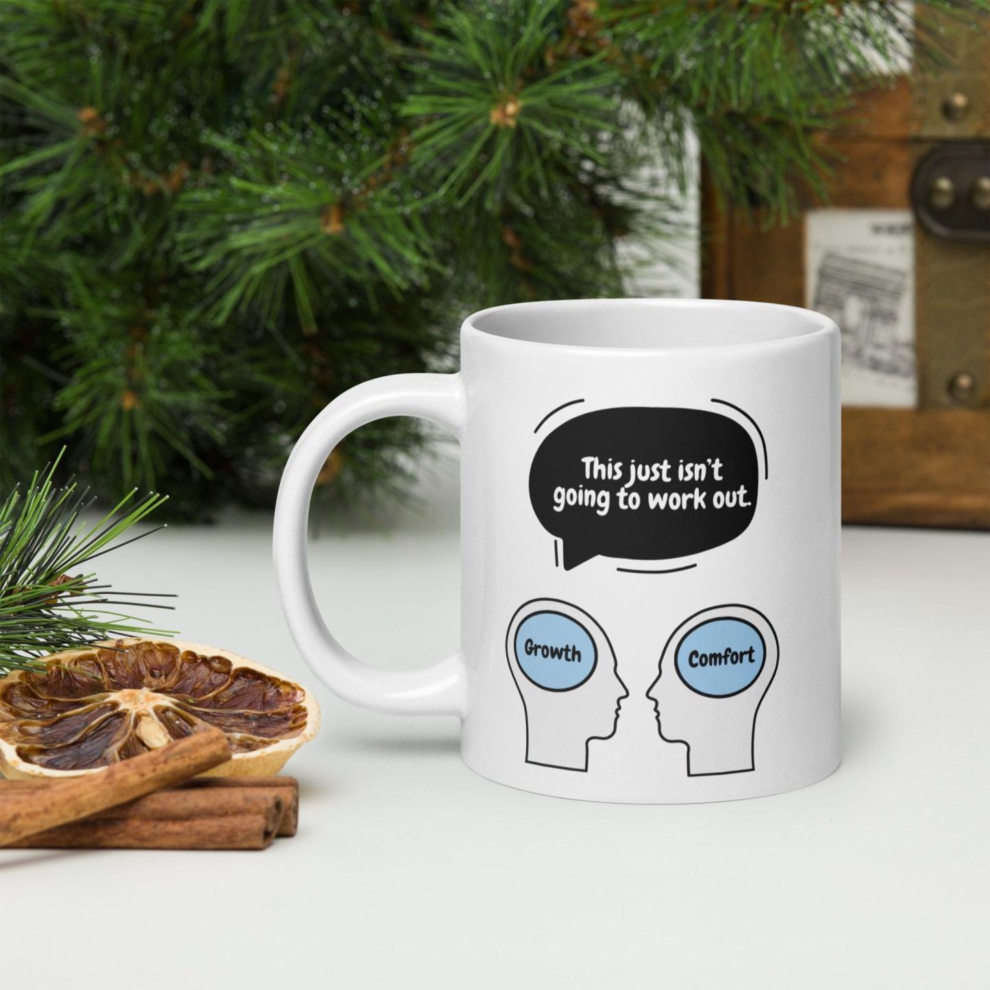 Growth vs Comfort Mug - Inspire Cups
