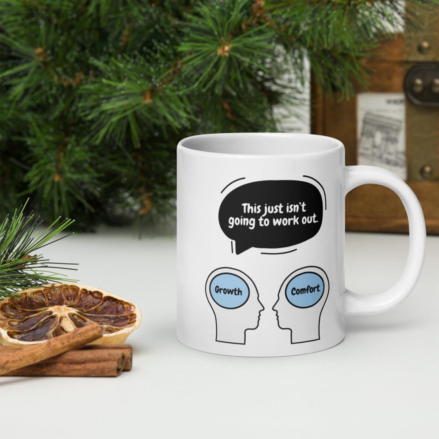 Growth vs Comfort Mug - Inspire Cups