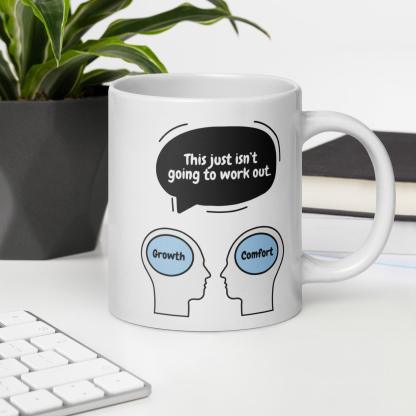 Growth vs Comfort Mug - Inspire Cups