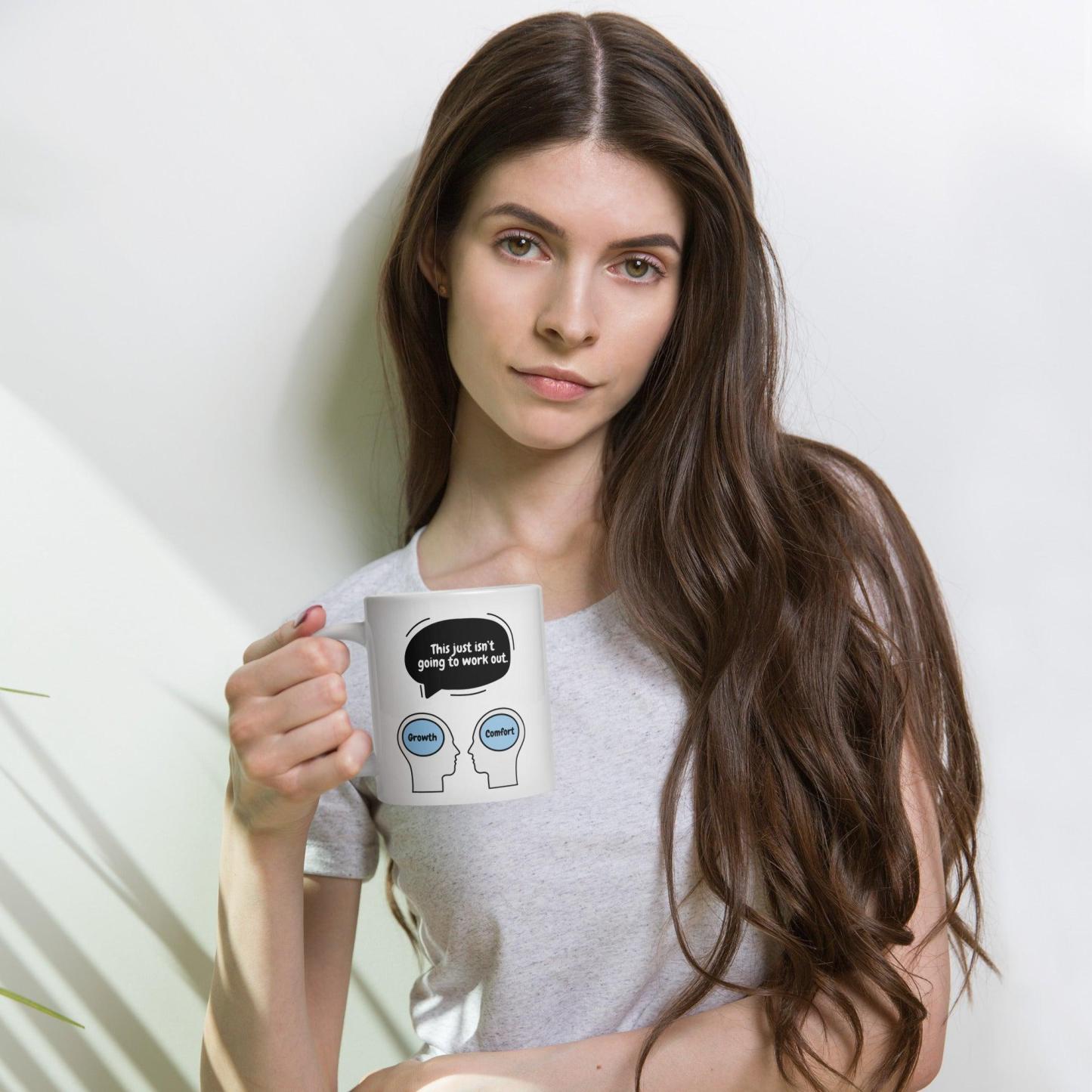 Growth vs Comfort Mug - Inspire Cups