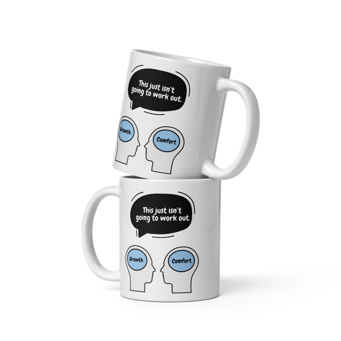 Growth vs Comfort Mug - Inspire Cups