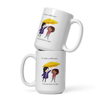 Illustrated Ceramic Coffee Mug - Inspire Cups