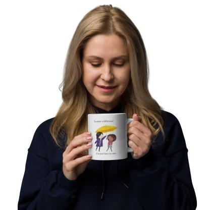 Illustrated Ceramic Coffee Mug - Inspire Cups