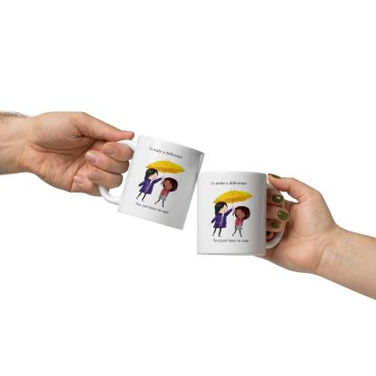 Illustrated Ceramic Coffee Mug - Inspire Cups