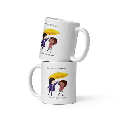 Illustrated Ceramic Coffee Mug - Inspire Cups