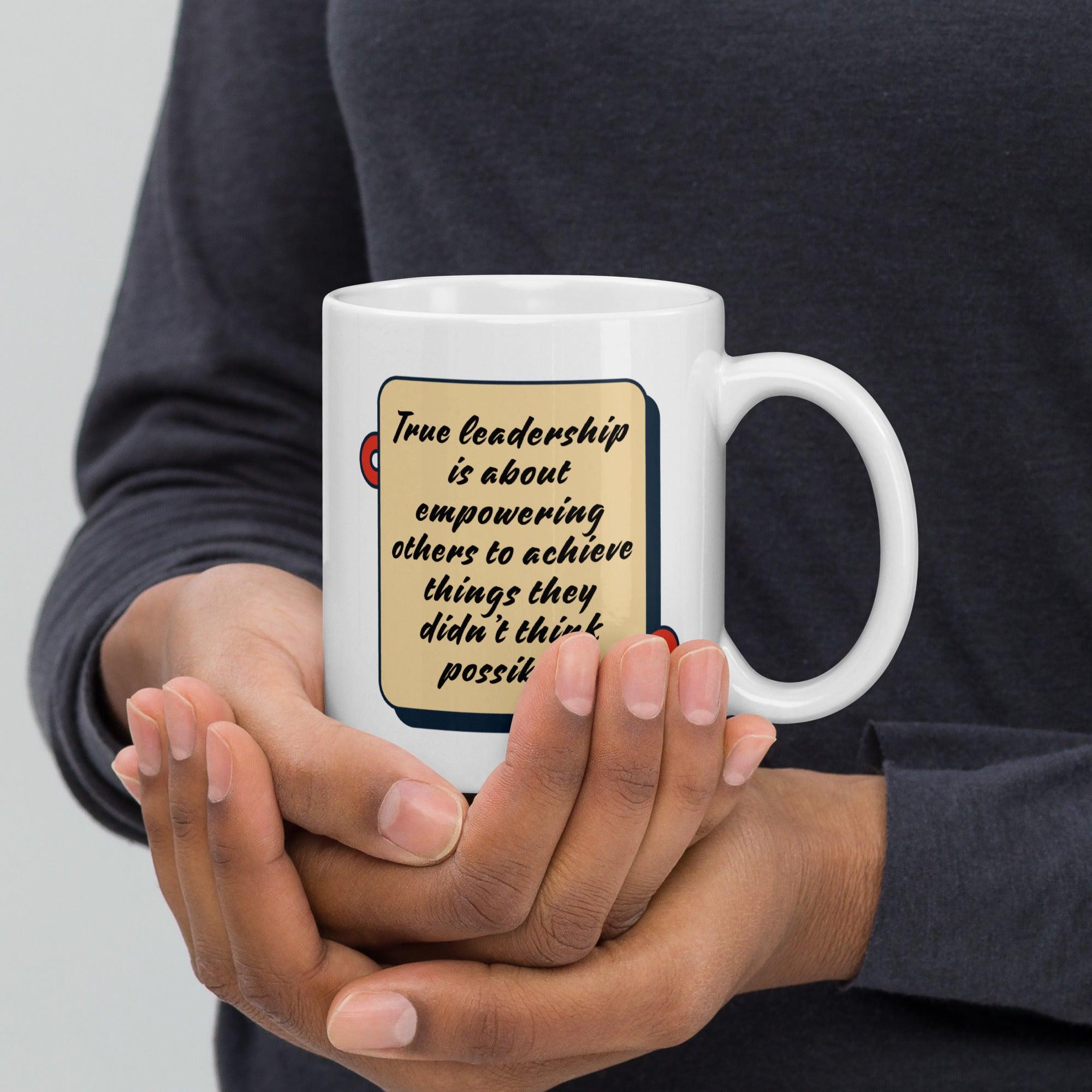 Leadership Empowerment Quote Mug - Inspire Cups