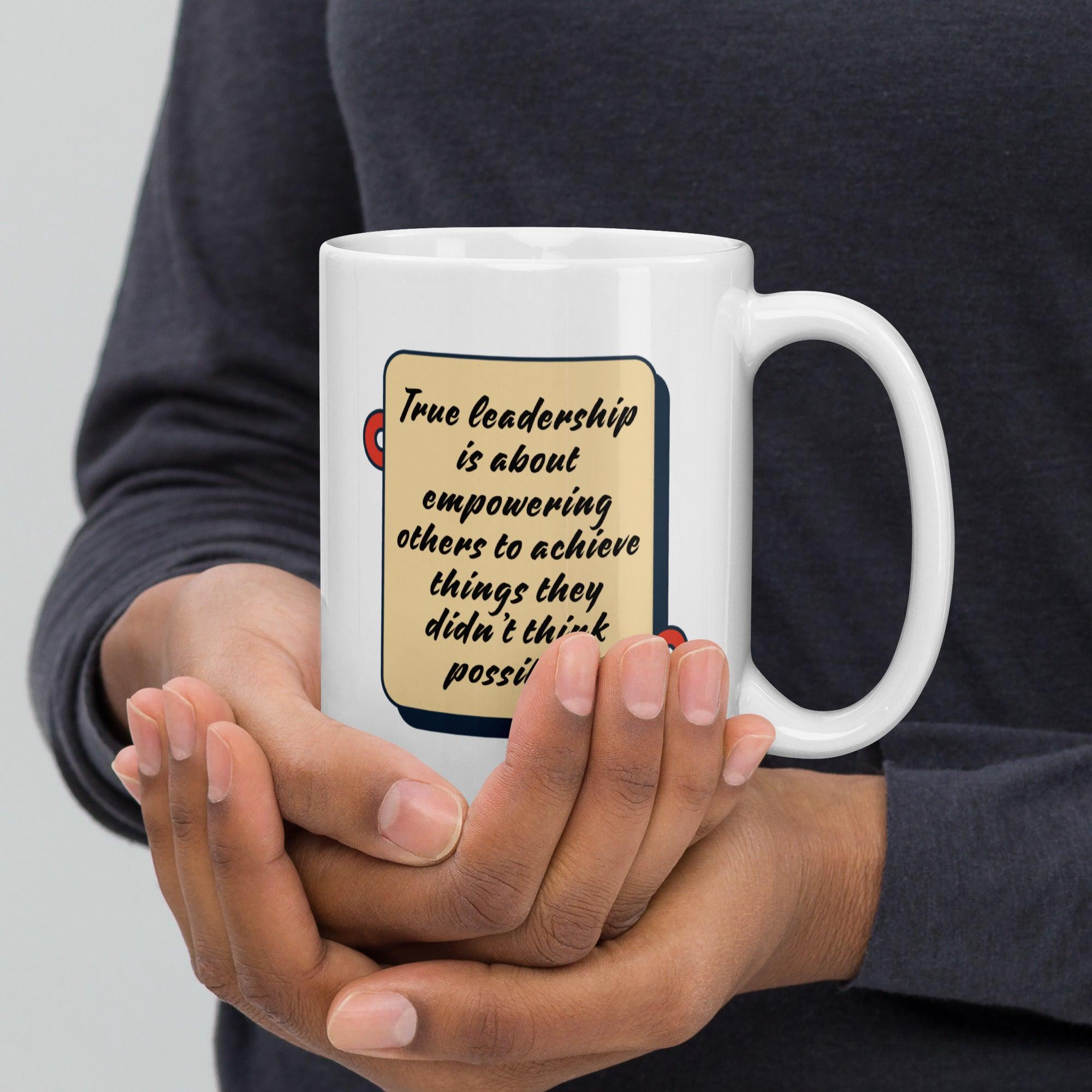 Leadership Empowerment Quote Mug - Inspire Cups