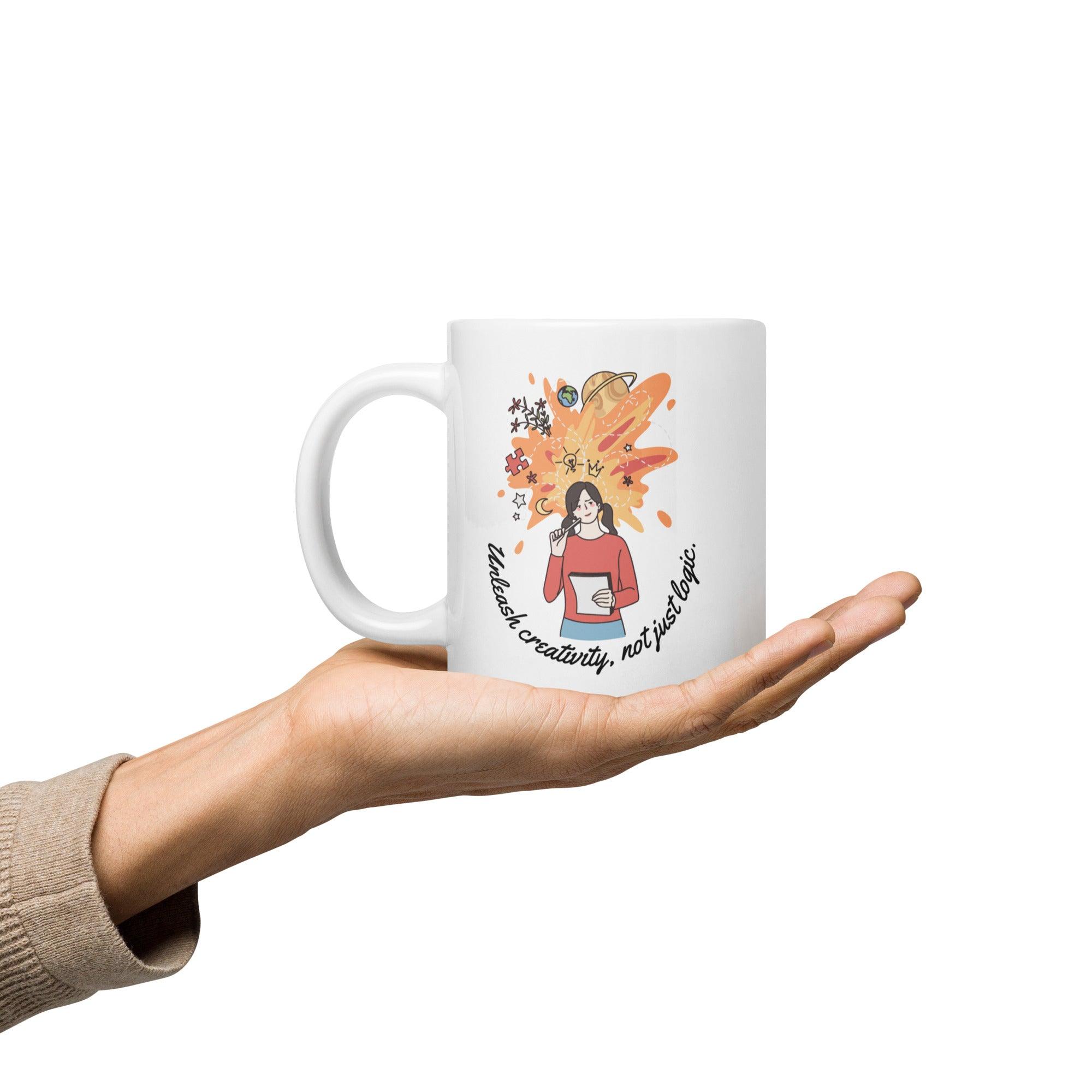 Creativity Logic Message Mug - Inspire Cups