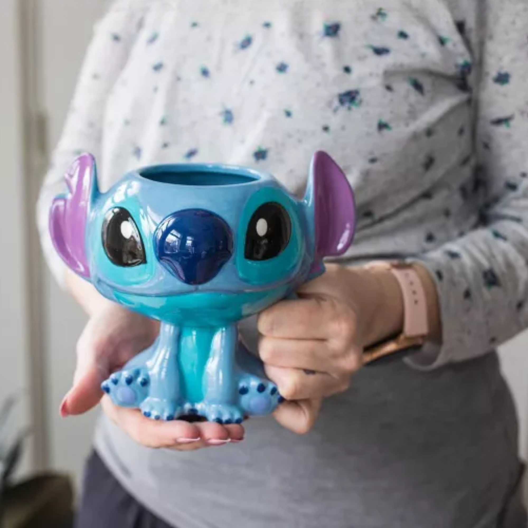 Stitch Mug With 3D Character Look And Comfortable HandleStitch Mug With 3D Character Look And Comfortable Handle