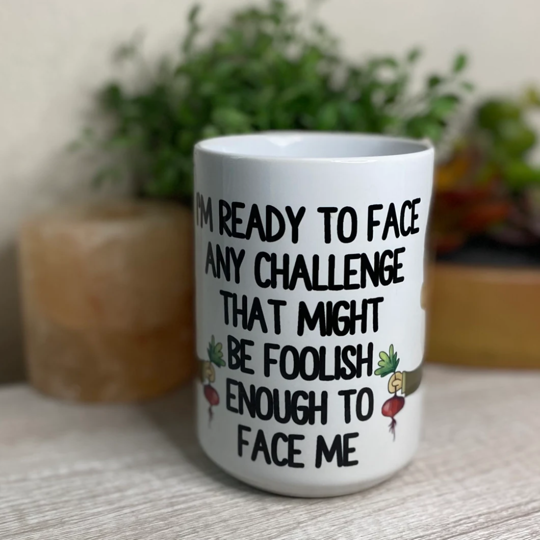 Dwight Schrute Character Beet Large Ceramic Mug