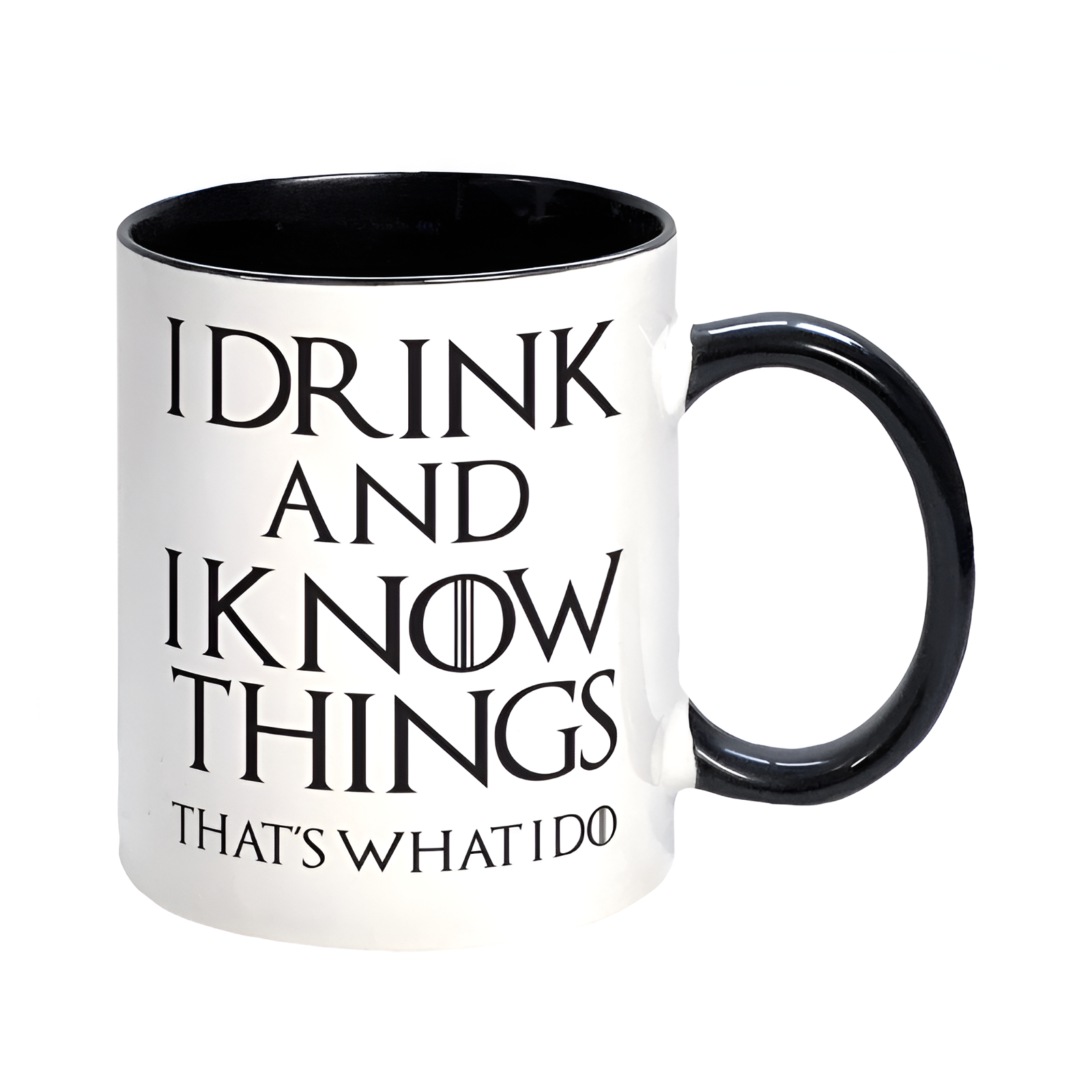 I Drink And I Know Things Printed Game Of Thrones Inspired Mug