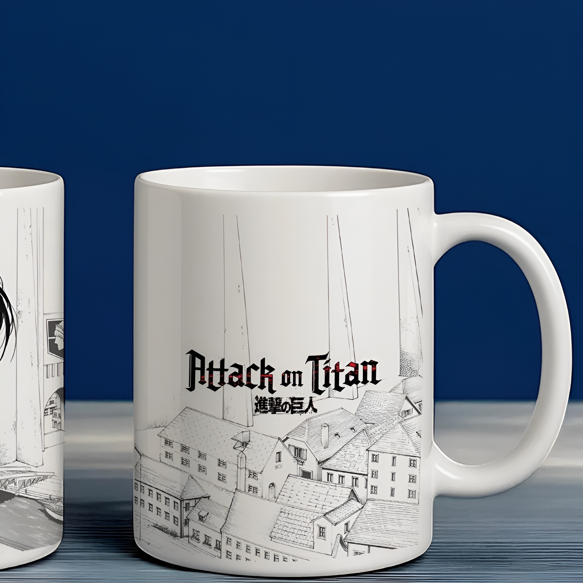 Anime Mug Inspired by Attack on Titan, Titan Form Coffee Cup, AOT Fan Gift