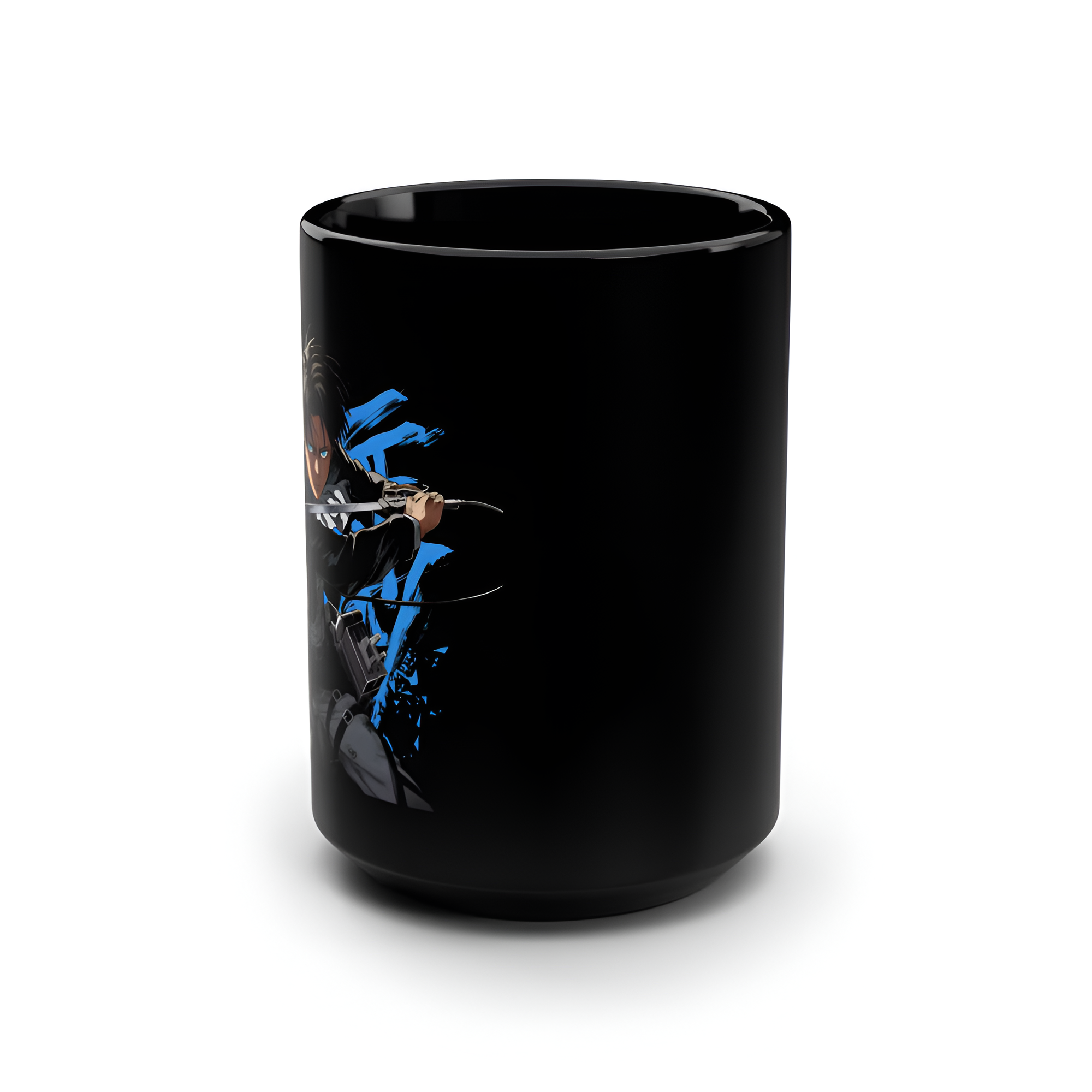 Attack on Titan Levi Black Mug, 15oz
