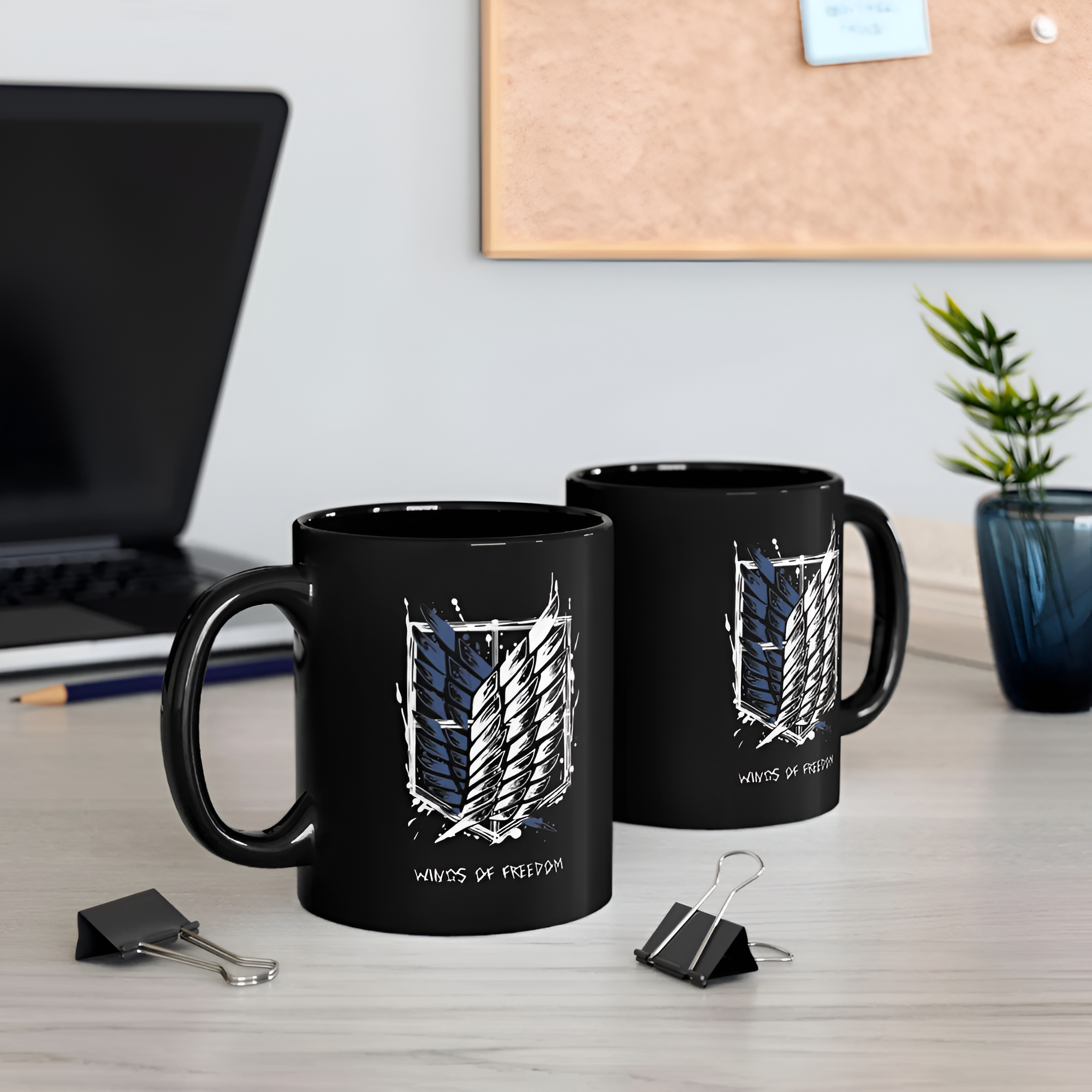Attack On Titan Wings Of Freedom Mug, AOT Anime Manga Coffee Cup