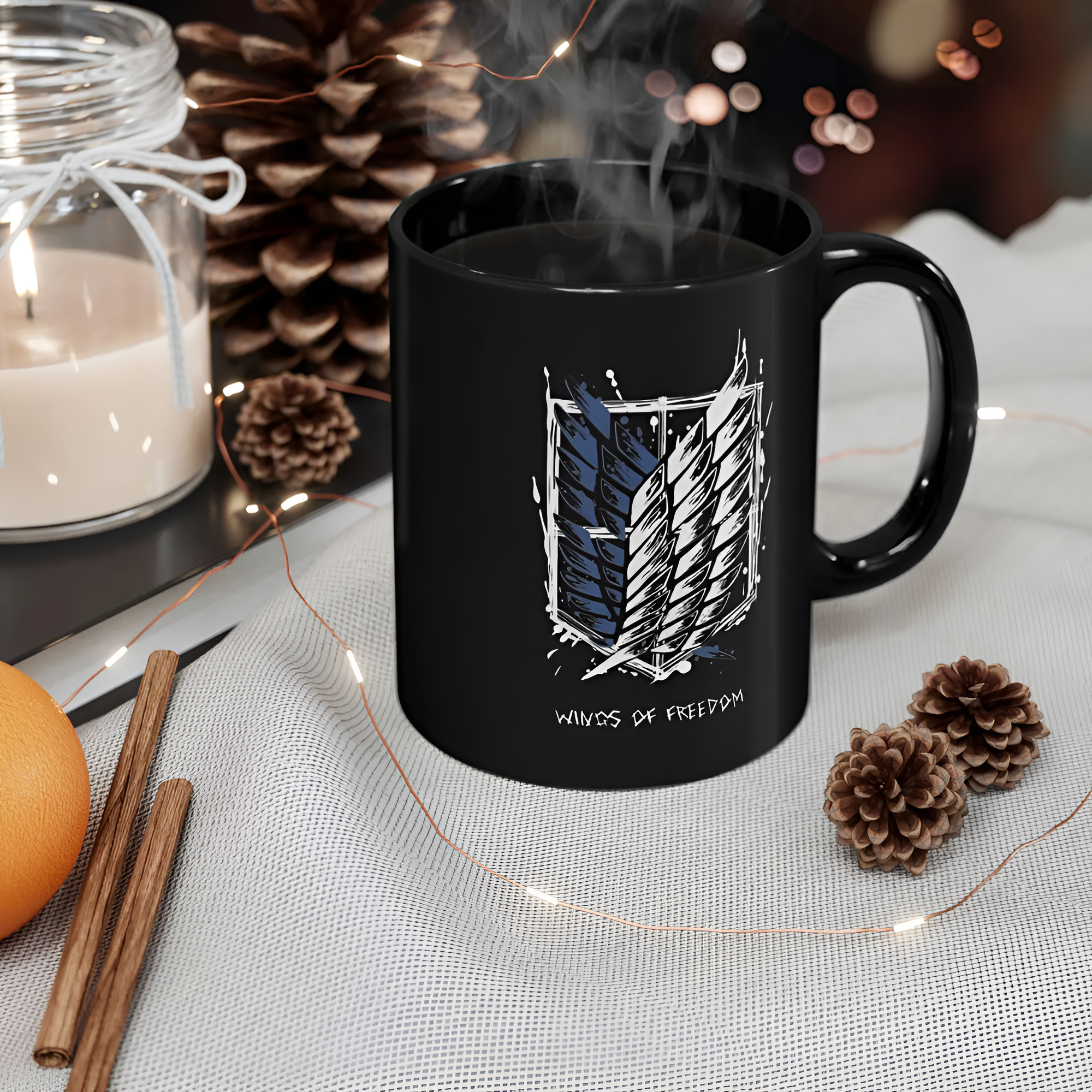 Attack On Titan Wings Of Freedom Mug, AOT Anime Manga Coffee Cup