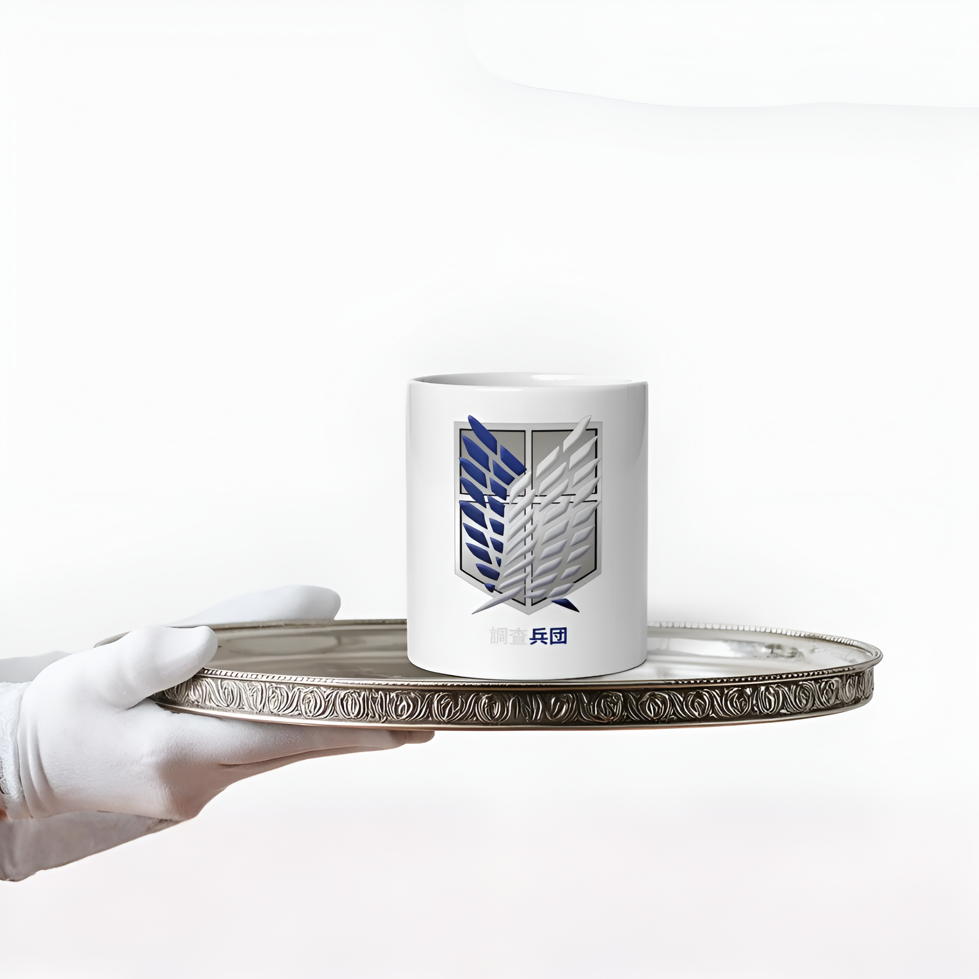 The Scout Regiment - White glossy mug