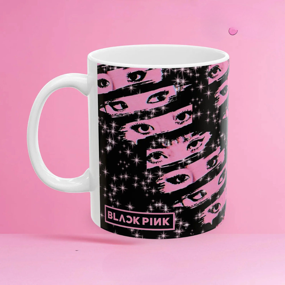 Black Pink K-Pop Ceramic Mug: Music Lover Gift