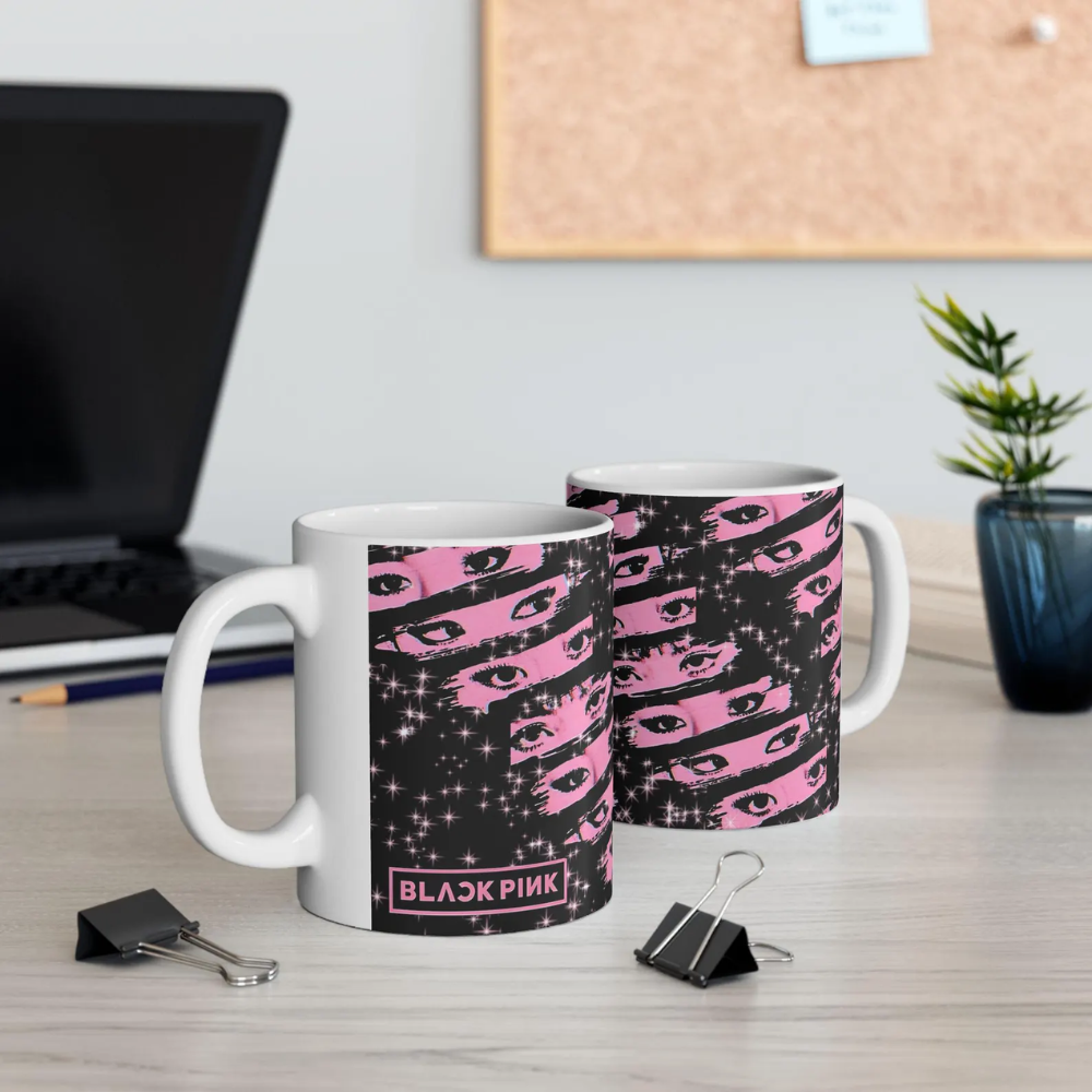 Black Pink K-Pop Ceramic Mug: Music Lover Gift