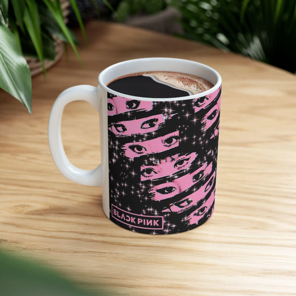 Black Pink K-Pop Ceramic Mug: Music Lover Gift