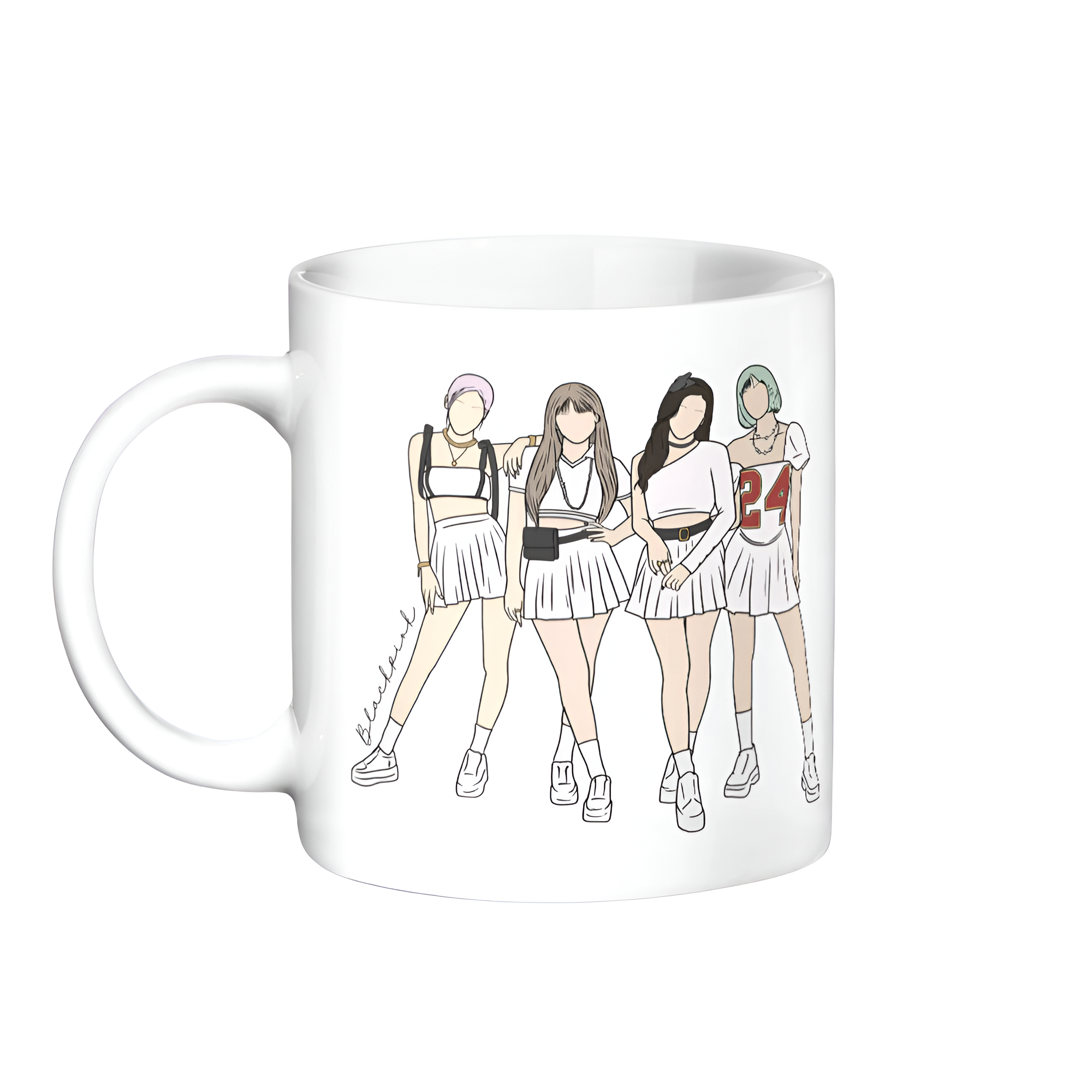 BLACKPINK Kpop Ceramic Mug 11oz jisoo jennie rose lisa Mug Design, Kpop Merch, Kpop Gift Ideas, Kpop Fan, Coffee Mug, Mug, Music gift Ideas