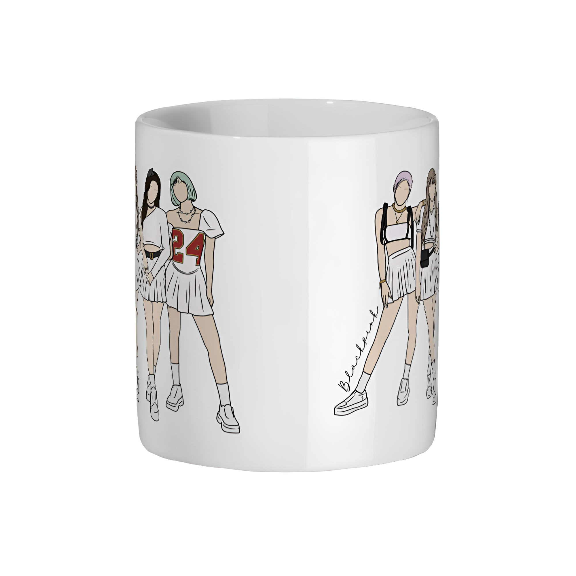 BLACKPINK Kpop Ceramic Mug 11oz jisoo jennie rose lisa Mug Design, Kpop Merch, Kpop Gift Ideas, Kpop Fan, Coffee Mug, Mug, Music gift Ideas