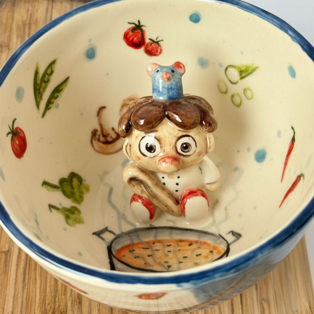Ratatouille Character Handmade Ceramic Coffee Mug