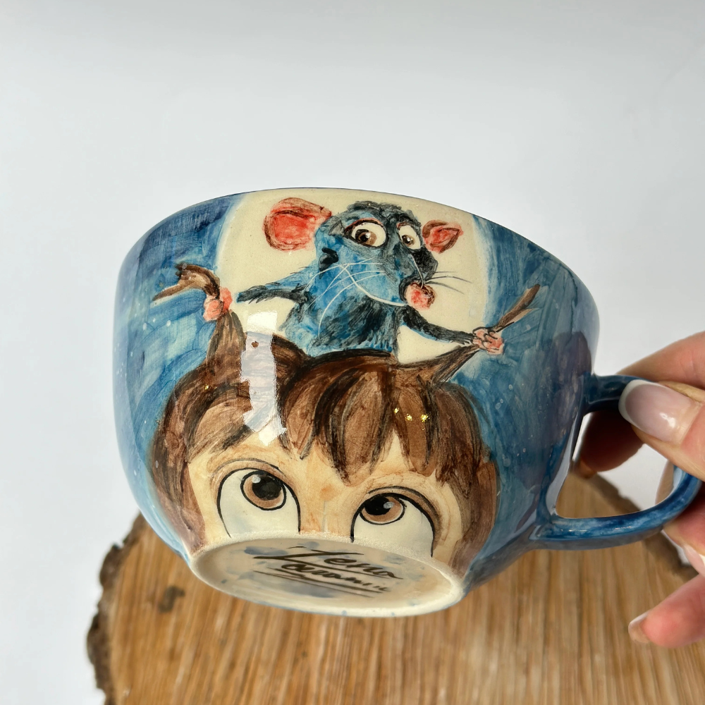 Ratatouille Character Handmade Ceramic Coffee Mug