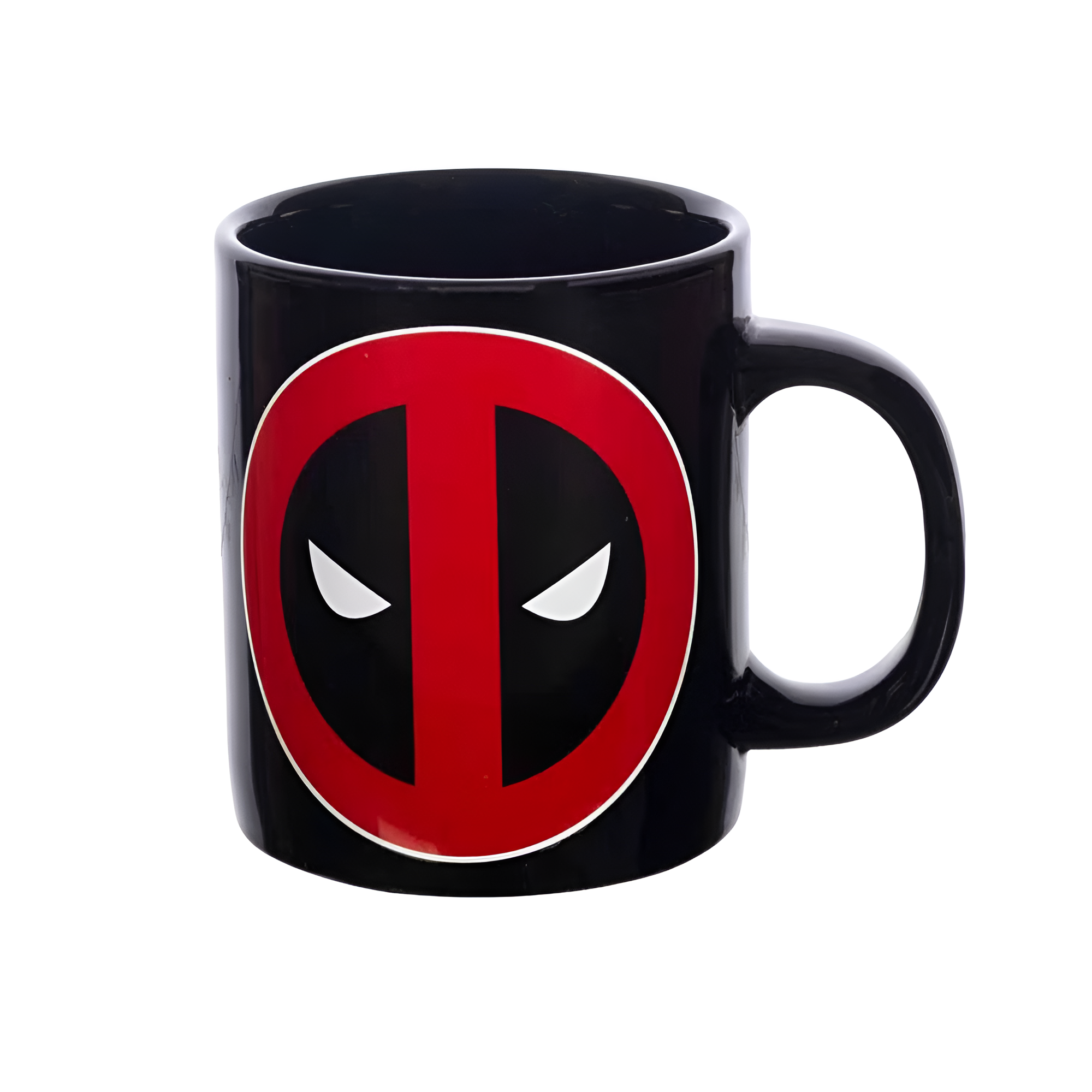 Deadpool Card Black Ceramic Mug