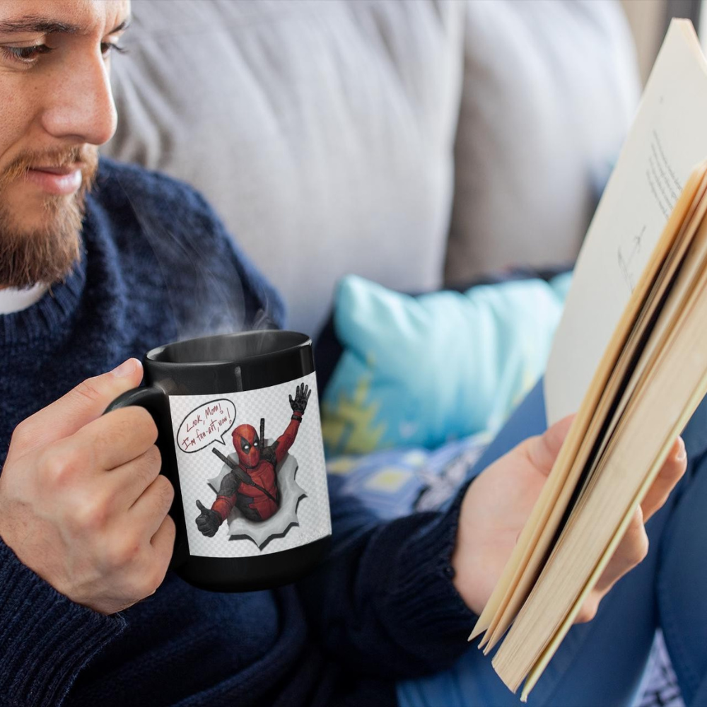 Deadpool Comic Book Quote Ceramic Coffee Mug