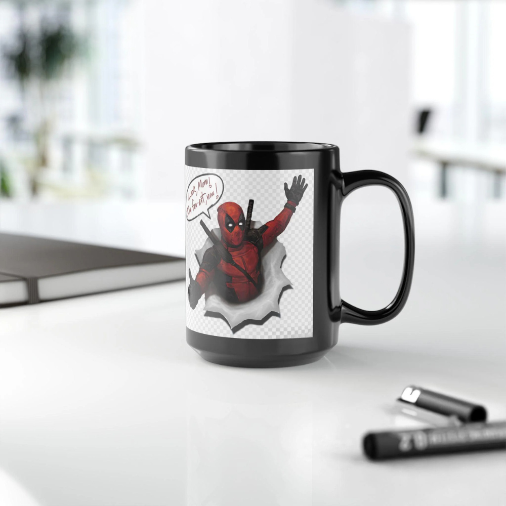 Deadpool Comic Book Quote Ceramic Coffee Mug