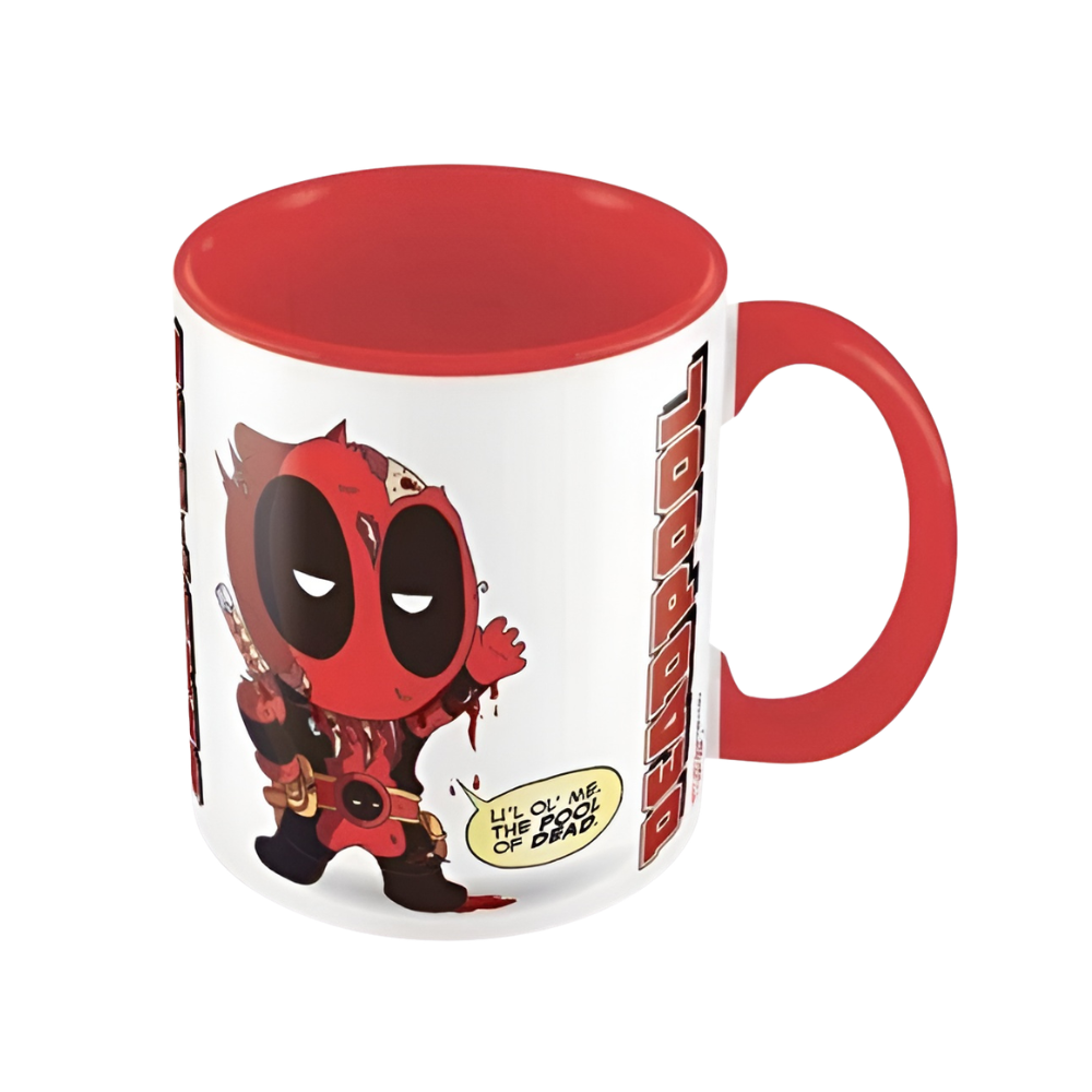 Deadpool Comic Character Graphic Porcelain Coffee Mug