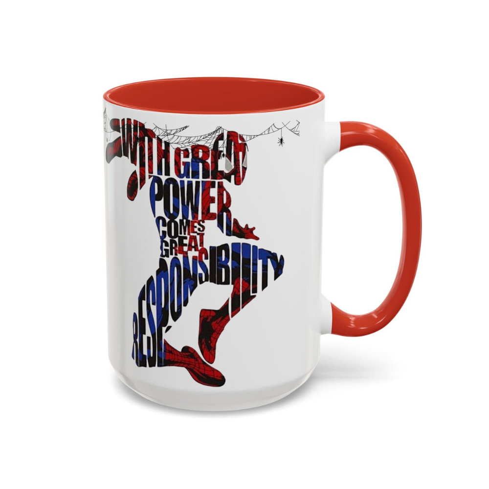 Spider Man Power Quote Ceramic Mug