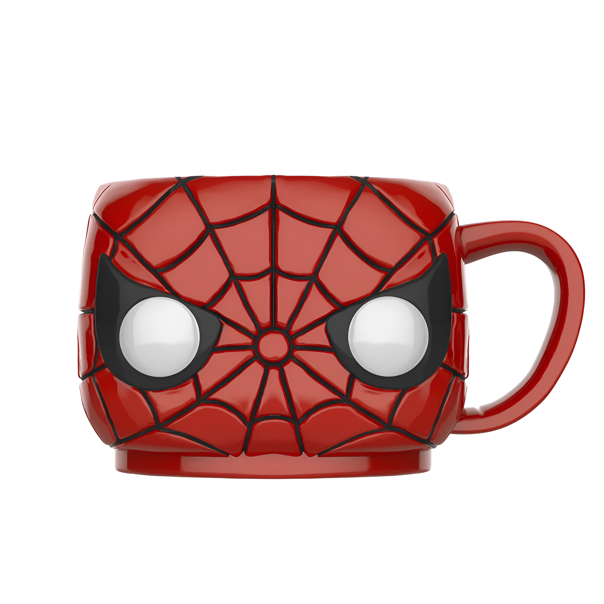 Spider Man Sculpted Web Ceramic Coffee Mug