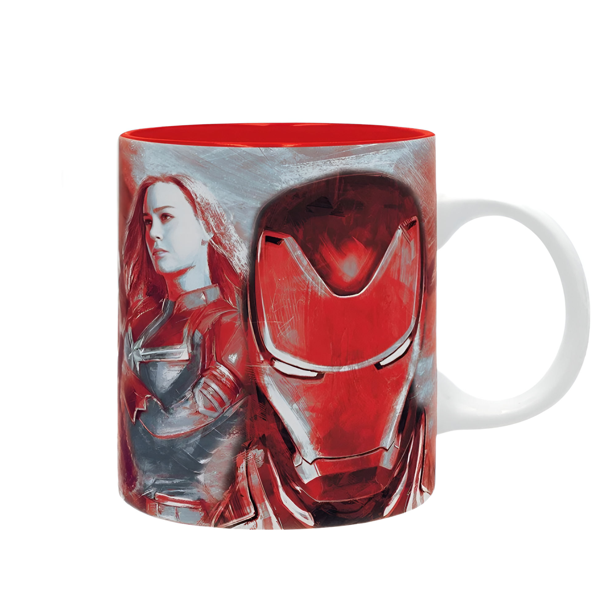 Iron Man And Captain Marvel Mug