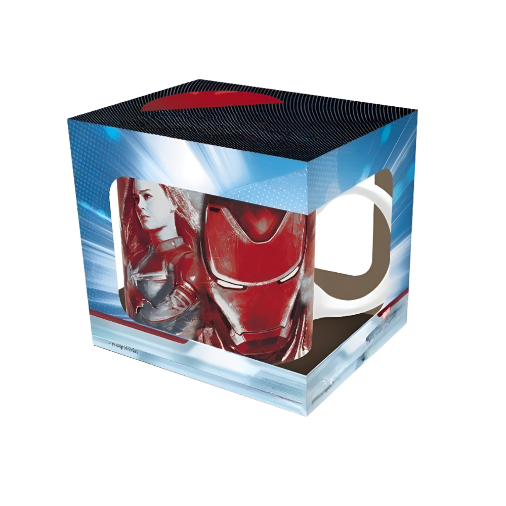 Iron Man And Captain Marvel Mug