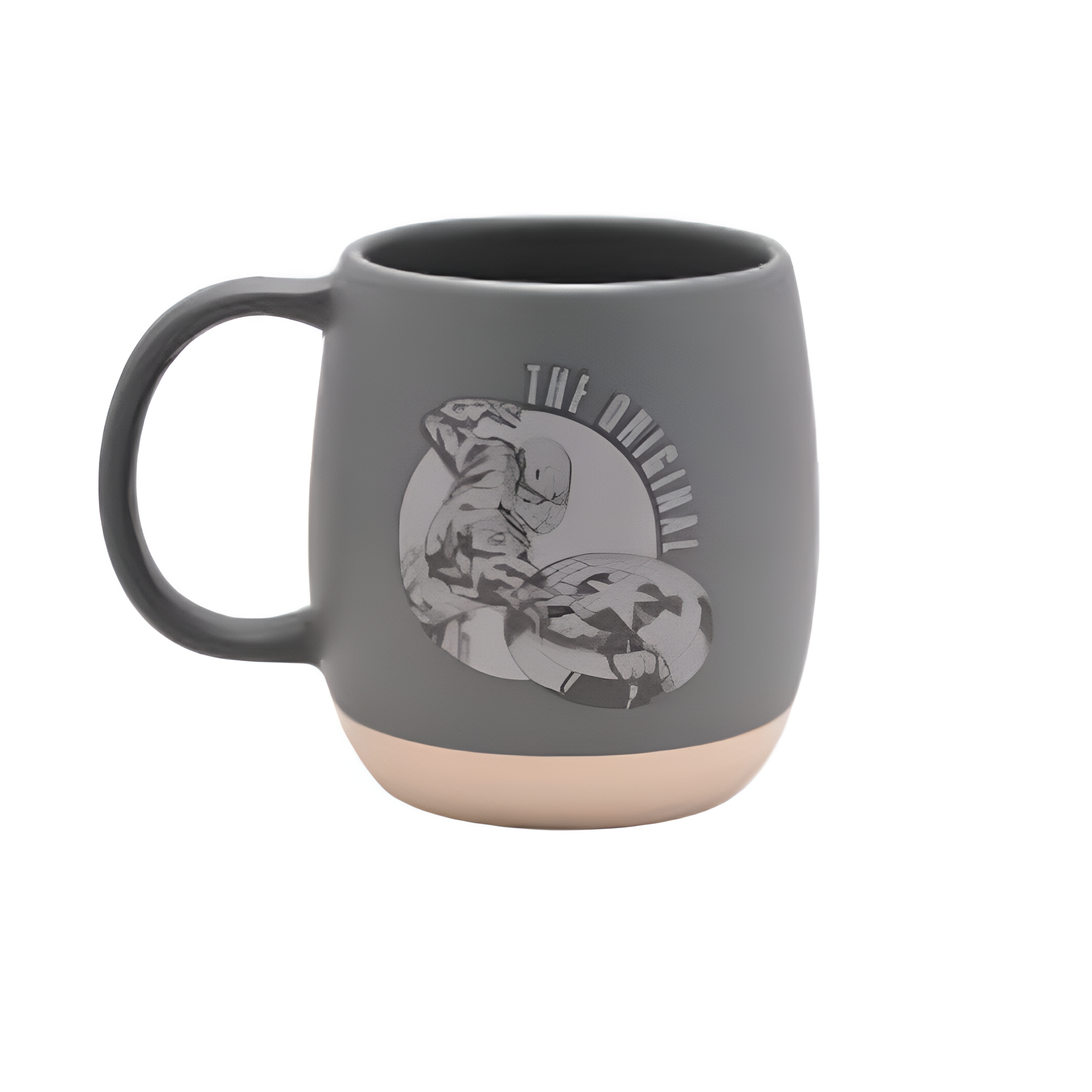 Captain America Ceramic Mug With Embossed Logo