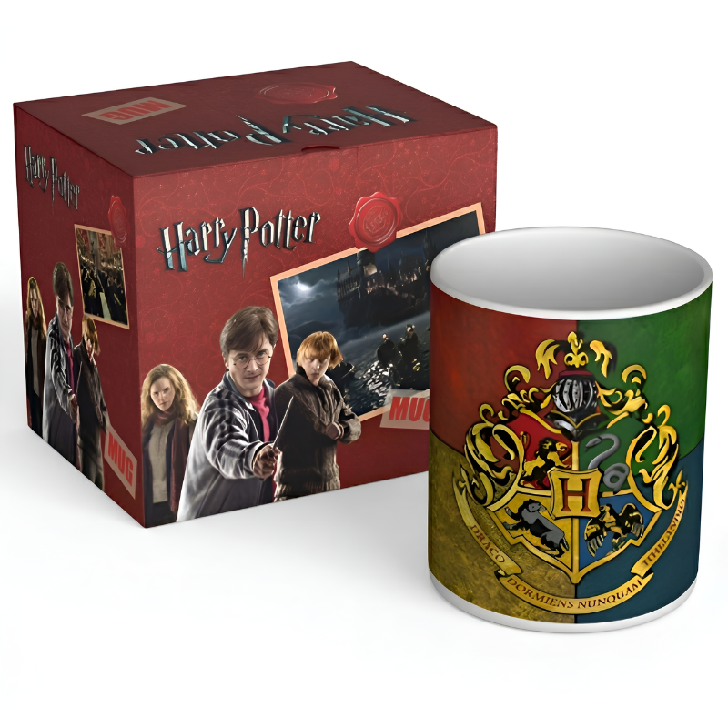 Harry Potter Hogwarts Crest Ceramic Coffee Mug