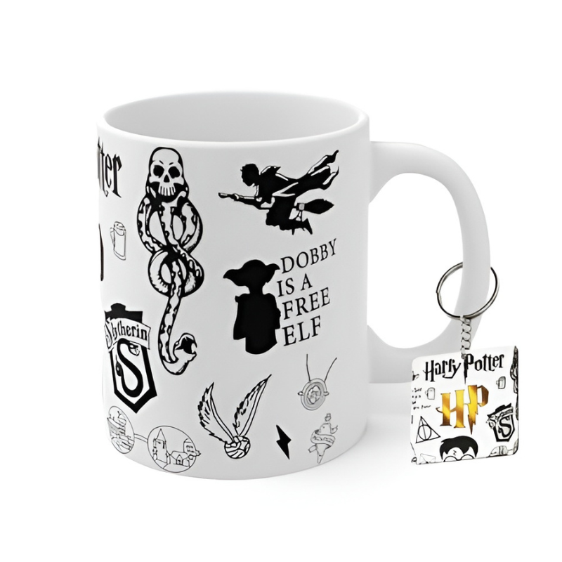 Harry Potter Ceramic Mug And Keychain Set