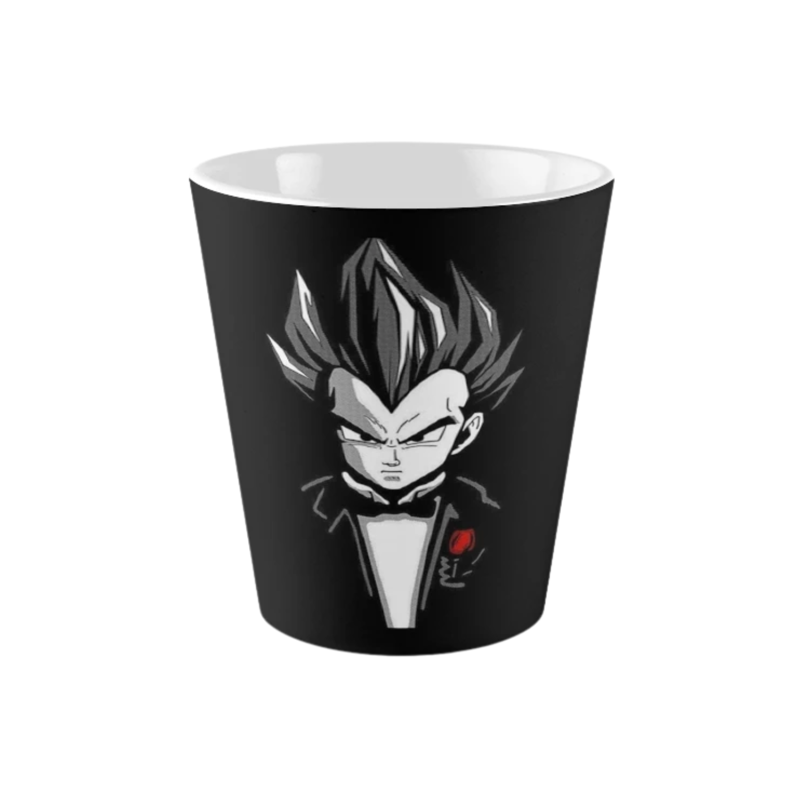 Ceramic Coffee Mug With Dark Anime Printed Design