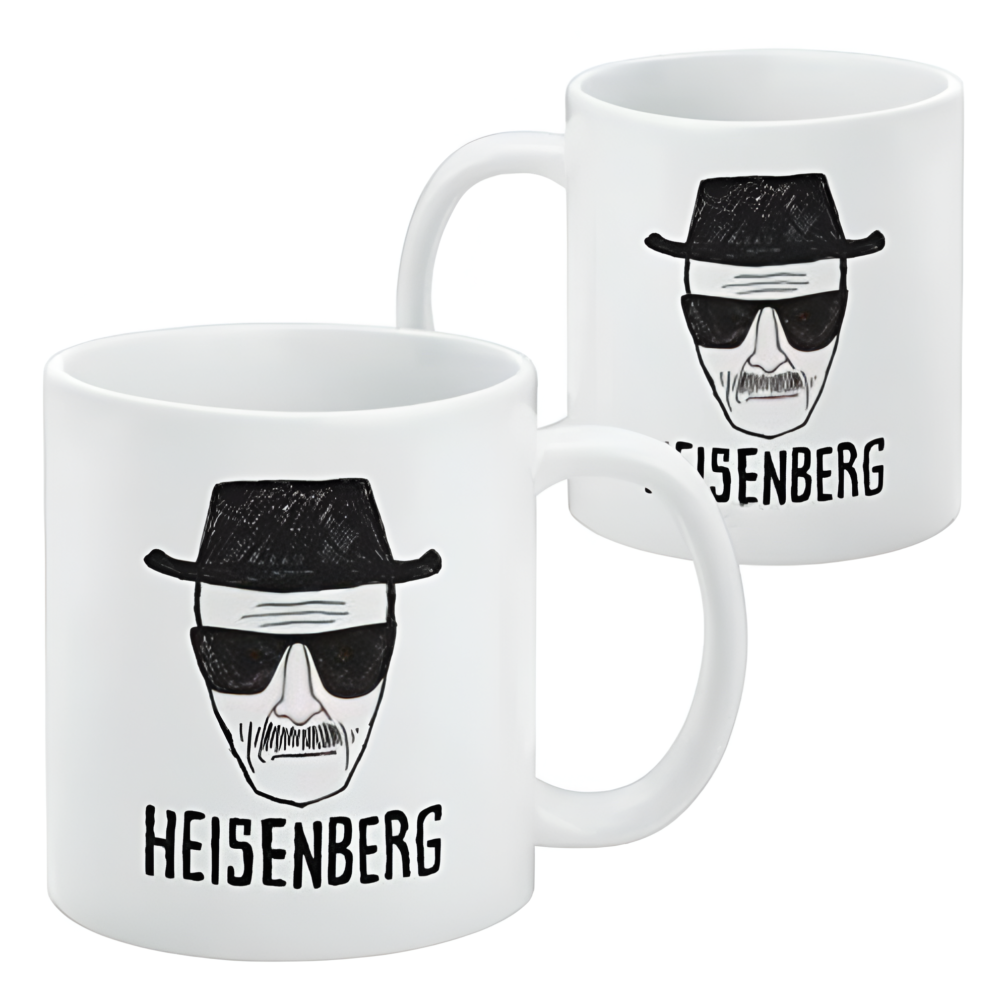 Heisenberg Sketch Breaking Bad 11oz Ceramic Mug 