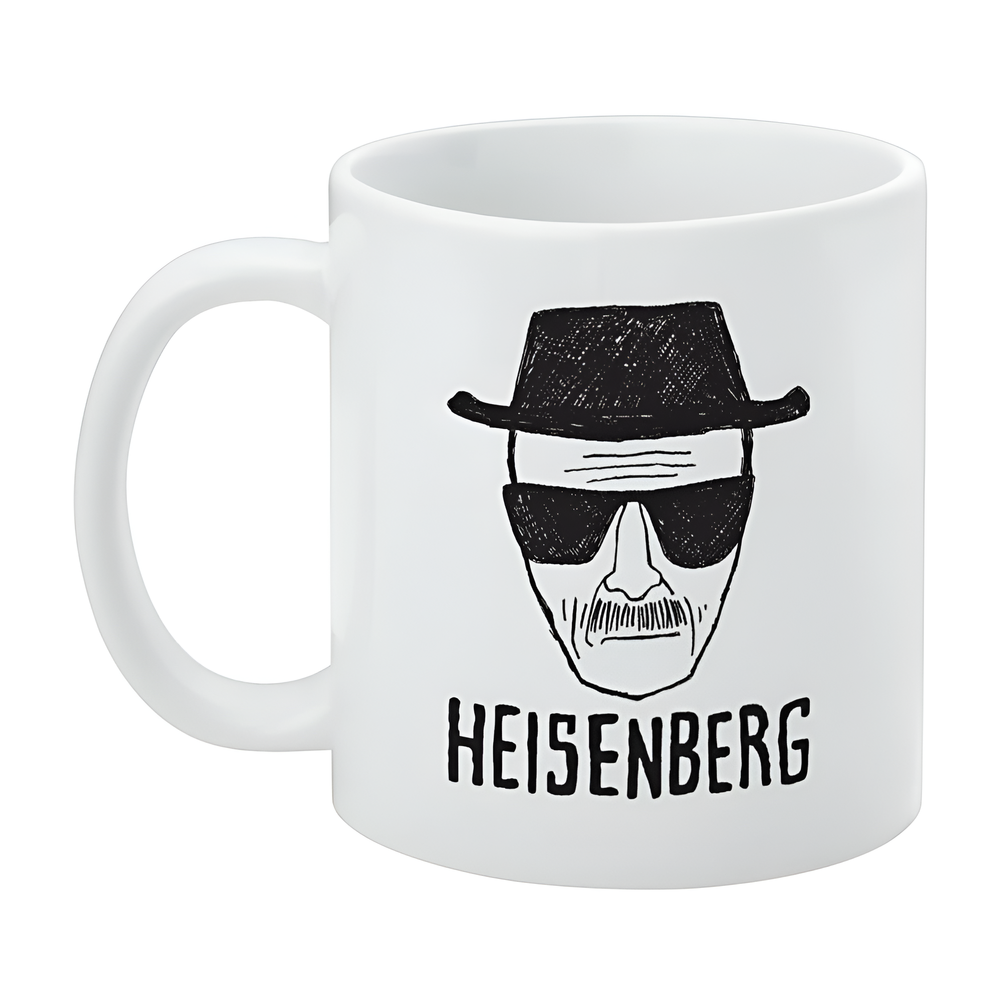Heisenberg Sketch Breaking Bad 11oz Ceramic Mug 