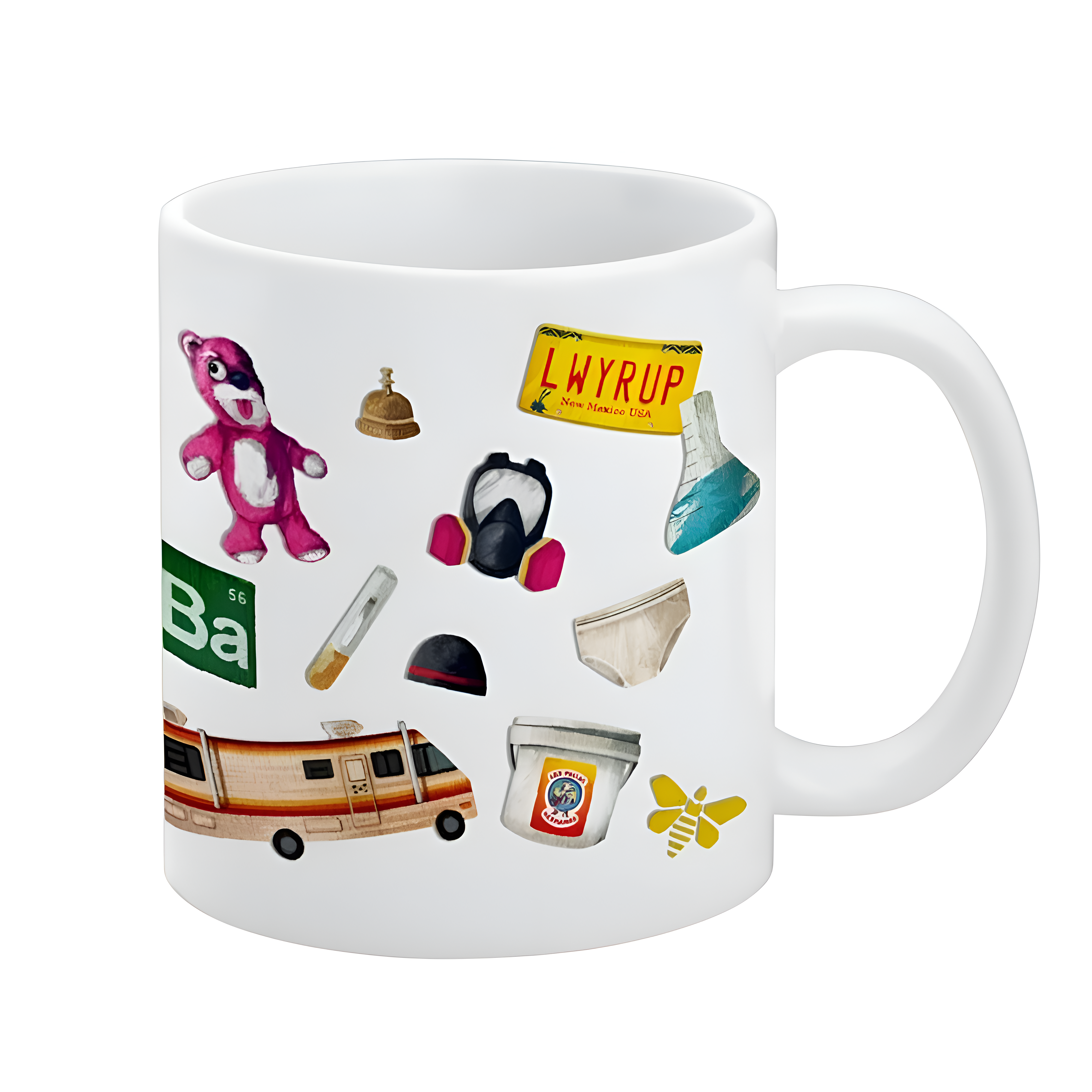 Breaking Bad Painted Icons Ceramic Coffee Mug