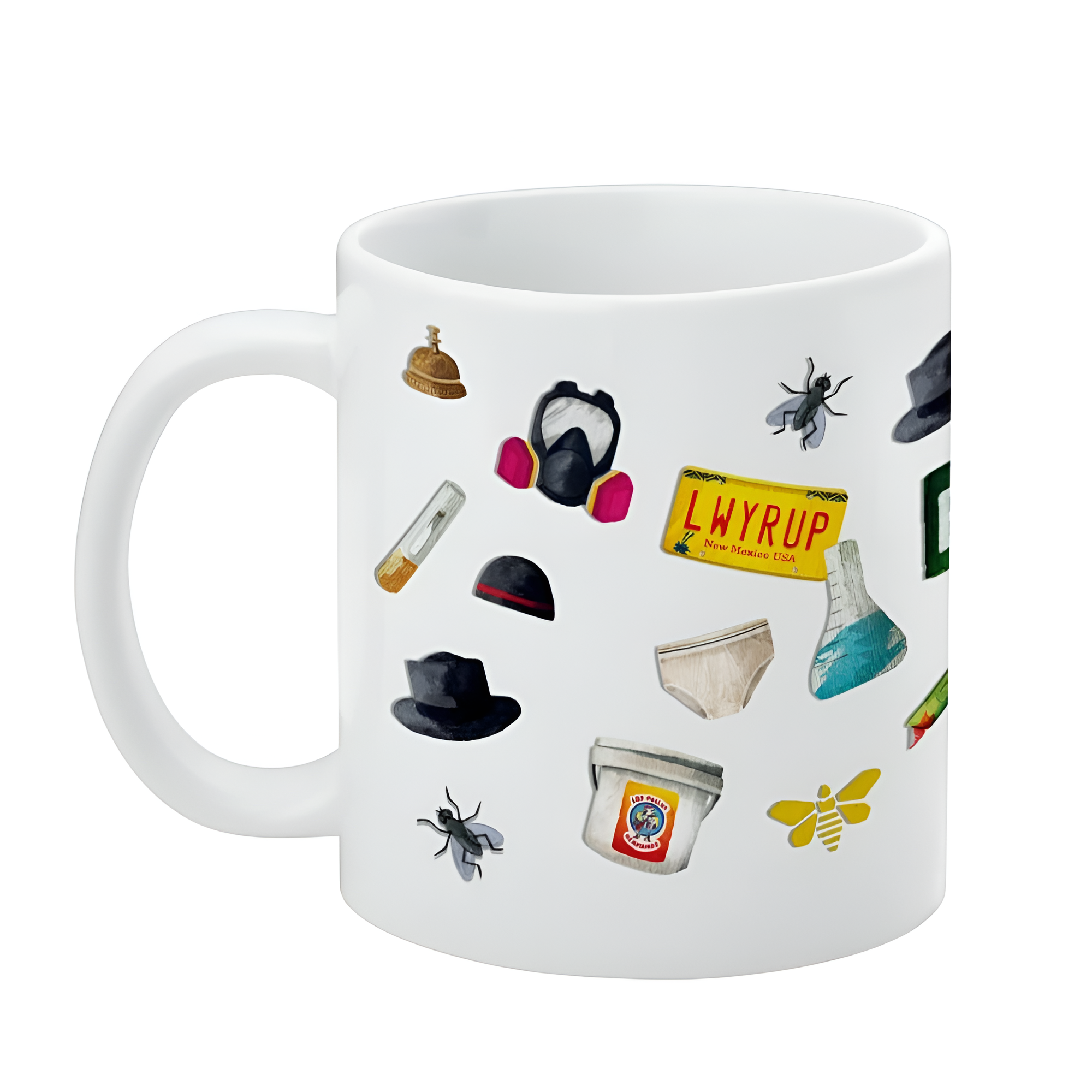 Breaking Bad Painted Icons Ceramic Coffee Mug