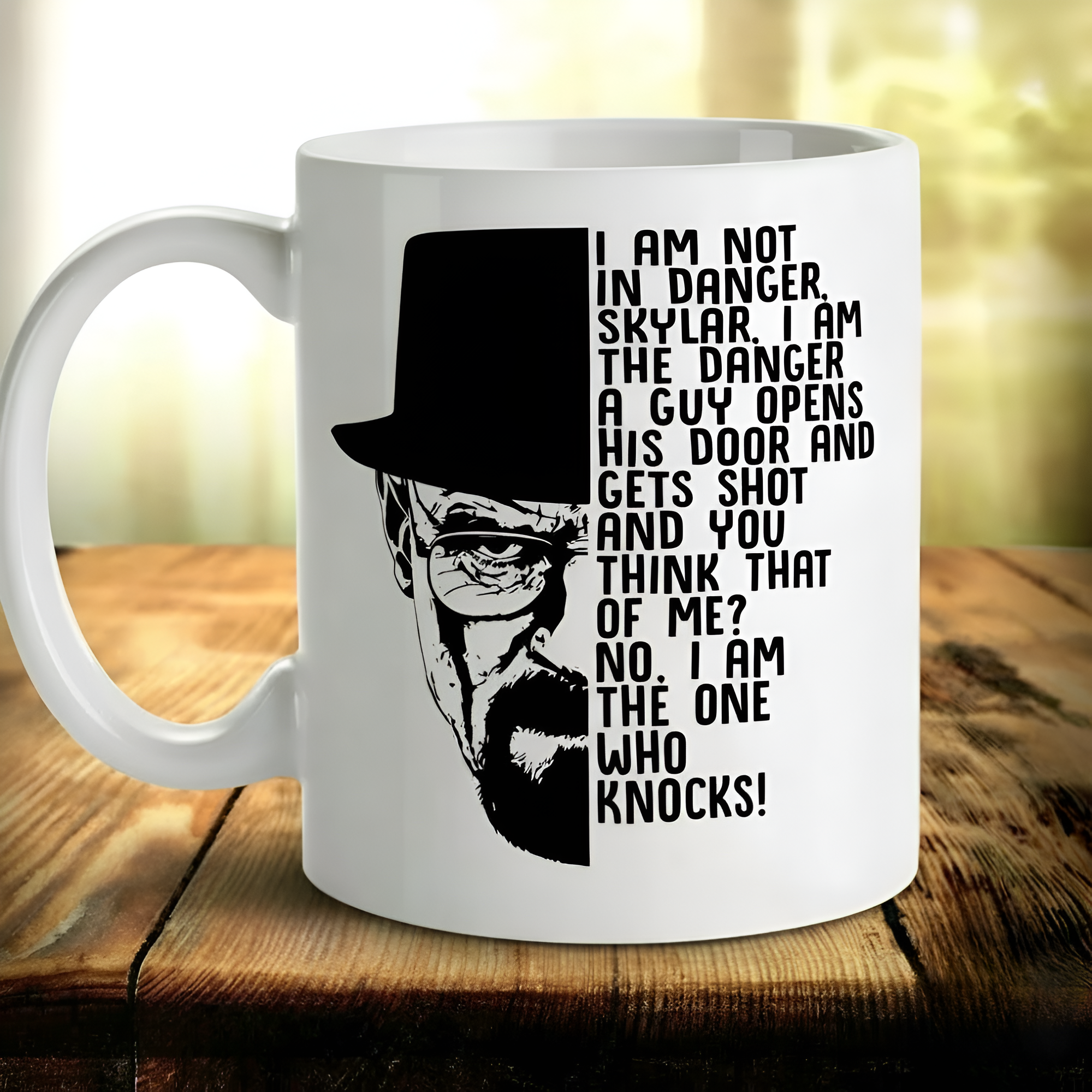Walter White Heisenberg Quote Ceramic Coffee Mug
