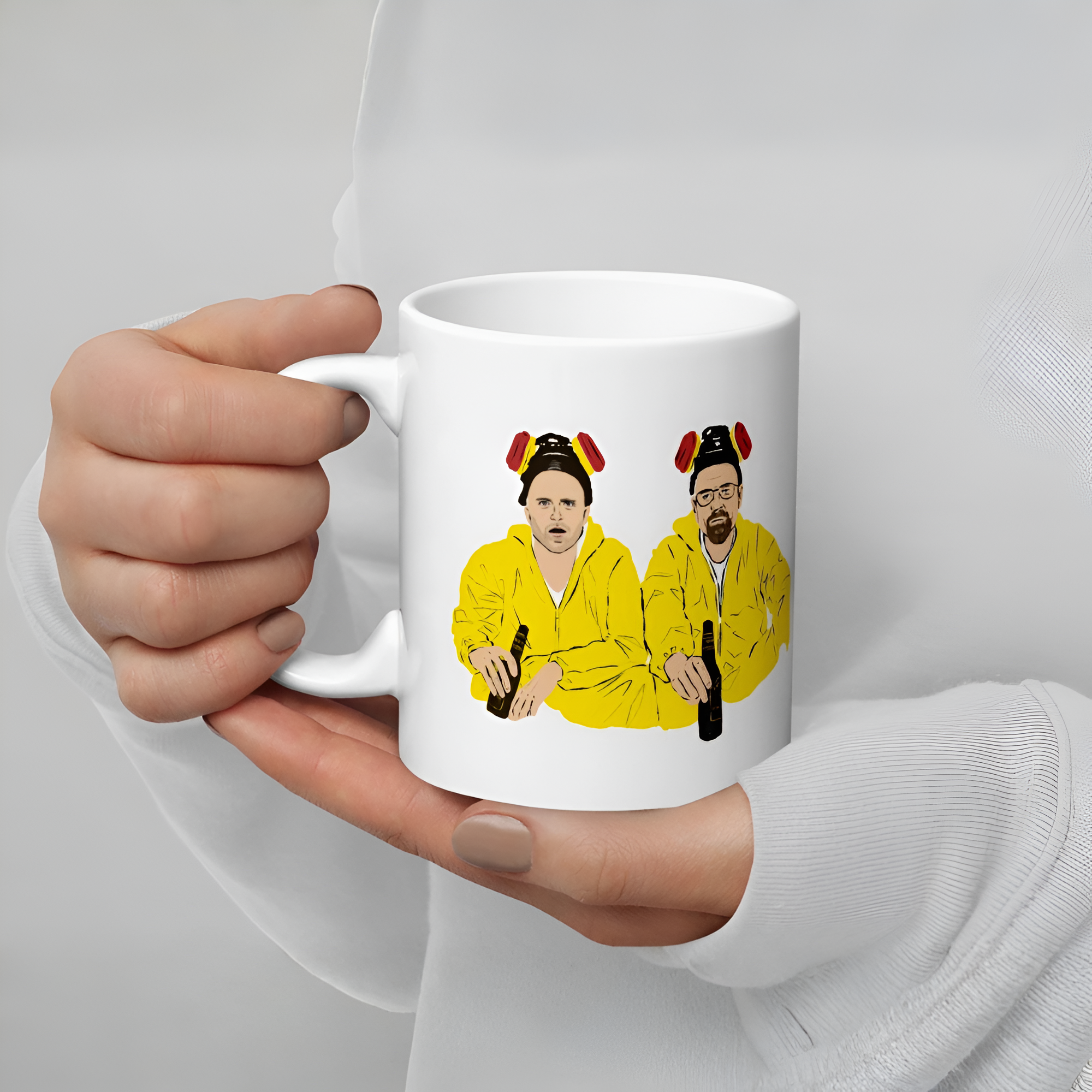 Breaking Bad Walter Jesse Hazmat Ceramic Mug