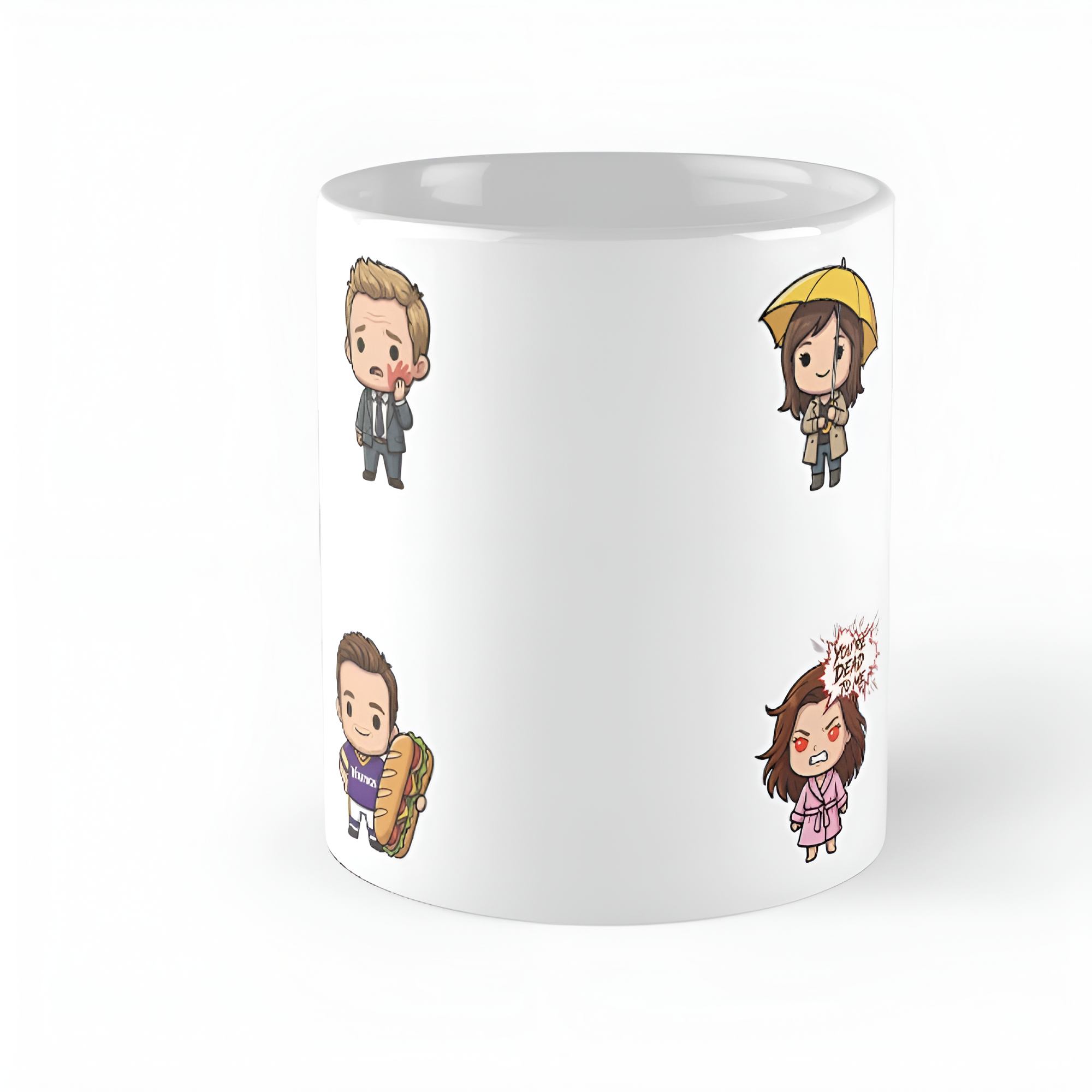 How I Met Your Mother Chibi Ceramic Mug
